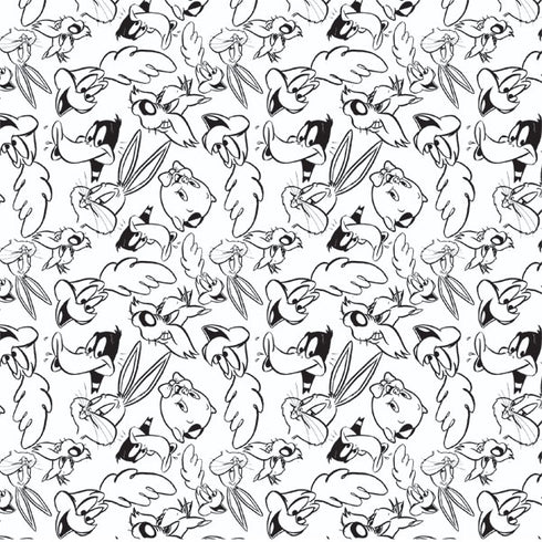Looney Tunes Looney Squad Black and White Grid Amazon Echo Buds Skin