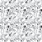 Looney Tunes Looney Squad Black and White Grid Wii (Includes 1 Controller) Skin