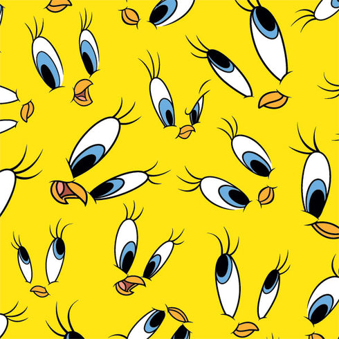 Looney Tunes Tweety Bird Super Sized Pattern Xbox 360 Slim (2010) Skin