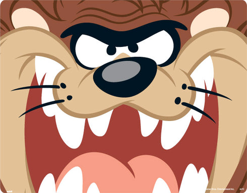 Looney Tunes Tasmanian Devil Up Close MacBook Skins