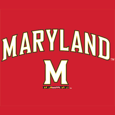 University of Maryland Collegiate Text Red iPhone 15 Pro Clear Case