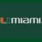 University of Miami Horizontal Mark on Green Apple Pencil (1st Gen, 2017) Skin