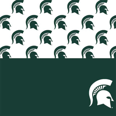 Michigan State University Spartans MSU Split iPhone 15 Plus Folio Case
