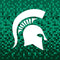 Michigan State University Spartans Digital Pixels Galaxy A20 Clear Case