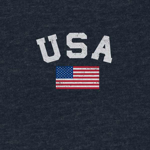 USA with American Flag Galaxy Z Flip Skin