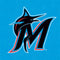 MLB Miami Marlins Solid Distressed iPhone 14 Plus Folio Case