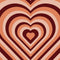 Autumn Heart Pattern iPhone 14 Plus Folio Case