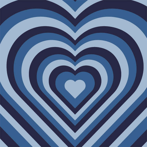 Blue Heart Pattern iPhone 13 Pro Max Folio Case