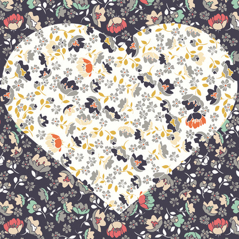 Floral Heart Steam Deck Handheld Gaming Computer OLED Skin