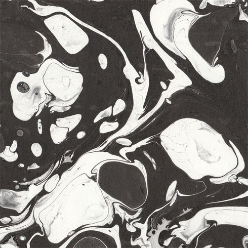Marbleized Black iPhone 15 Pro Clear Case