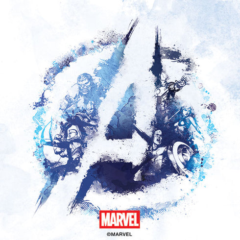 Marvel Avengers Blue Logo Galaxy Z Fold4 5G Clear Case