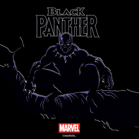 Marvel Black Panther Night Time Watch Galaxy S25 Skin