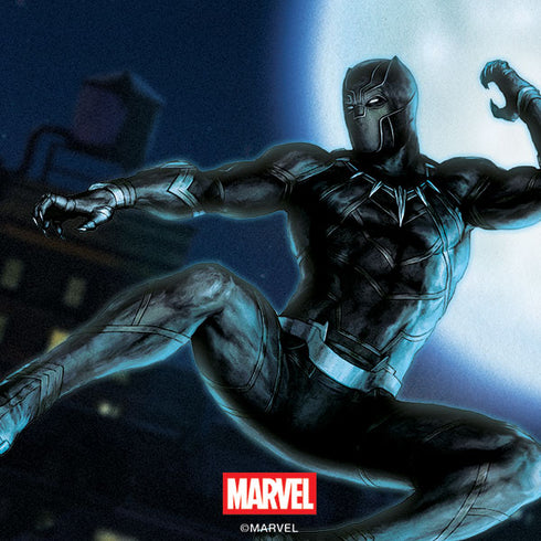 Marvel Black Panther Jumping Through Air Galaxy A53 5G Clear Case