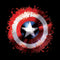 Marvel Captain America Star Shield Galaxy S25 Ultra Skin