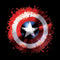 Marvel Captain America Star Shield Google Pixel 7a Clear Case