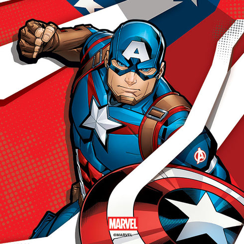 Marvel Captain America Action Pose Galaxy Z Fold4 5G Clear Case