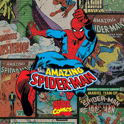 Marvel Classic Comics Amazing Spider-Man Collage Galaxy S25 Skin