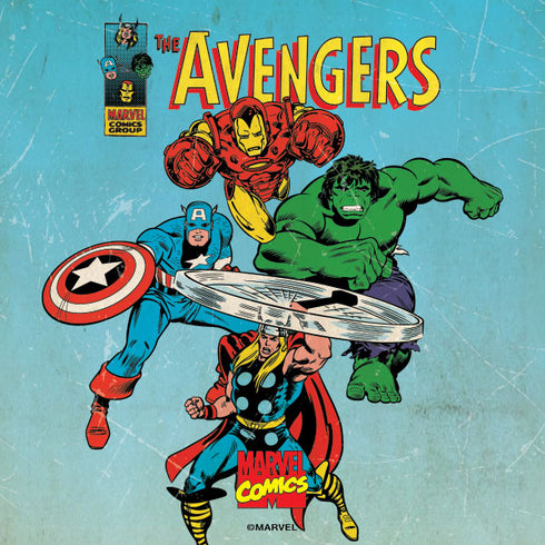 Marvel Classic Comics The Avengers Surface Pro 9 Skin