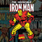 Marvel Classic Comics Iron Man Action Vintage Xbox 360 Slim (2010) Skin