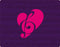 Purple Musical Notes Galaxy Book 12in Skin
