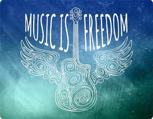 Music Is Freedom Galaxy Book 12in Skin