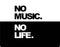 No Music No Life Bose Noise Cancelling Headphones 700 Skin