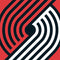 NBA Portland Trail Blazers Large Logo Beats Solo 2 Wired Skin