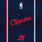 NBA LA Clippers Jersey Galaxy Z Fold4 5G Clear Case
