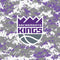 NBA Sacramento Kings Purple Digi Camo Galaxy A20 Clear Case