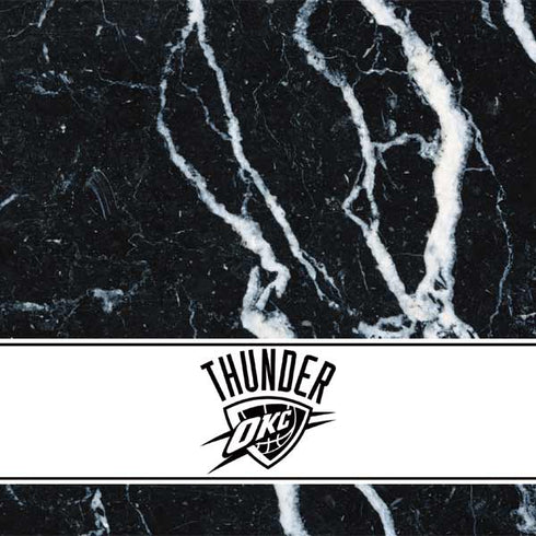 NBA Oklahoma City Thunder Marble Galaxy A50 Clear Case