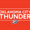NBA Oklahoma City Thunder Standard - Orange Galaxy A20 Clear Case