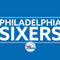 NBA Philadelphia 76ers Standard - Blue Galaxy A20 Clear Case