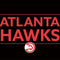 NBA Atlanta Hawks Standard - Black Surface Laptop Skin