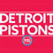 NBA Detroit Pistons Standard - Red Galaxy A50 Clear Case