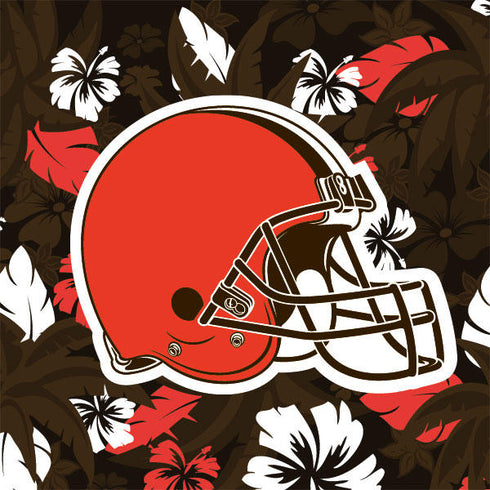 NFL Cleveland Browns Tropical Print iPhone 8 Folio Case
