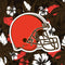 NFL Cleveland Browns Tropical Print iPhone 13 Pro Max Folio Case