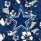 NFL Dallas Cowboys Tropical Print Amazon Echo Buds Skin