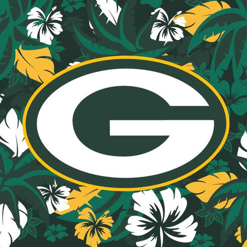NFL Green Bay Packers Tropical Print Amazon Echo Buds Skin