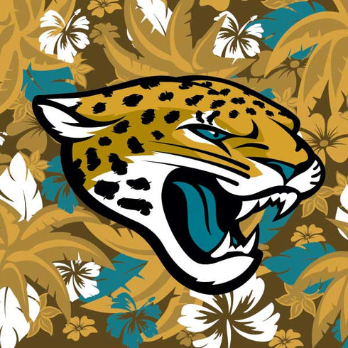 NFL Jacksonville Jaguars Tropical Print Amazon Echo Buds Skin