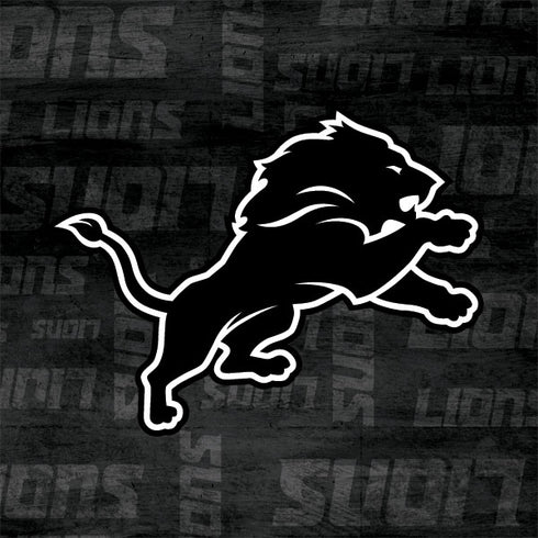 NFL Detroit Lions Black & White Amazon Echo Buds Skin