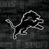 NFL Detroit Lions Black & White iPhone 15 Skin