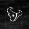 NFL Houston Texans Black & White Nintendo Switch Lite Skin