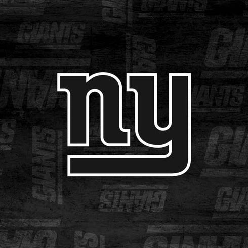 NFL New York Giants Black & White Amazon Echo Buds Skin