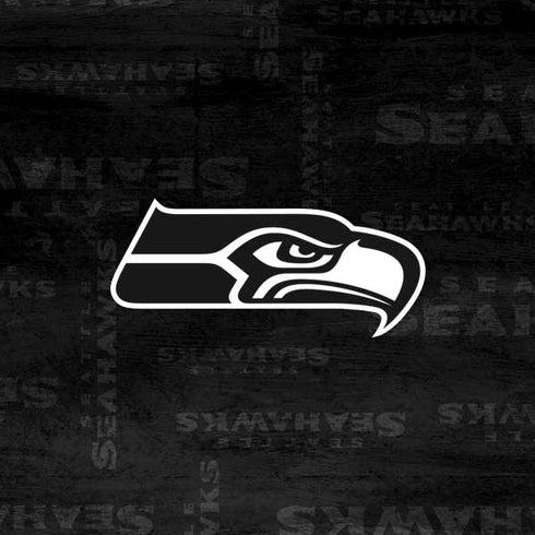 NFL Seattle Seahawks Black & White Galaxy Buds Live Skin