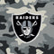 NFL Las Vegas Raiders Camo Galaxy Buds Live Skin