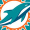 NFL Miami Dolphins Large Logo iPhone 8 Folio Case