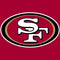 NFL San Francisco 49ers Large Logo Galaxy Buds Live Skin