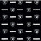 NFL Raiders Blitz Series Amazon Echo Buds Skin