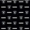 NFL Raiders Blitz Series AirPods Pro 2nd Gen Skin