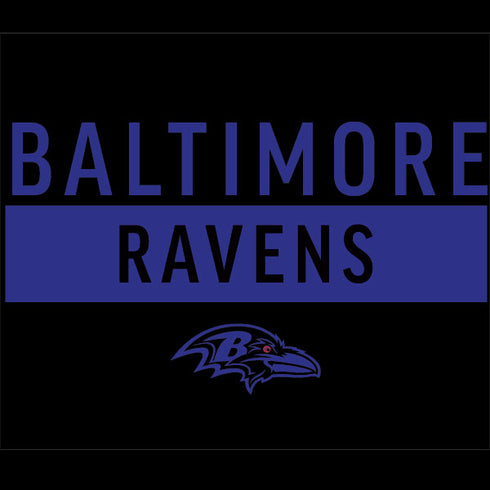NFL Baltimore Ravens Black Performance Series Amazon Echo Buds Skin